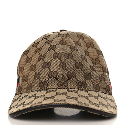 Gucci Monogram Web Baseball Hat XL Beige Cocoa 2 of 9