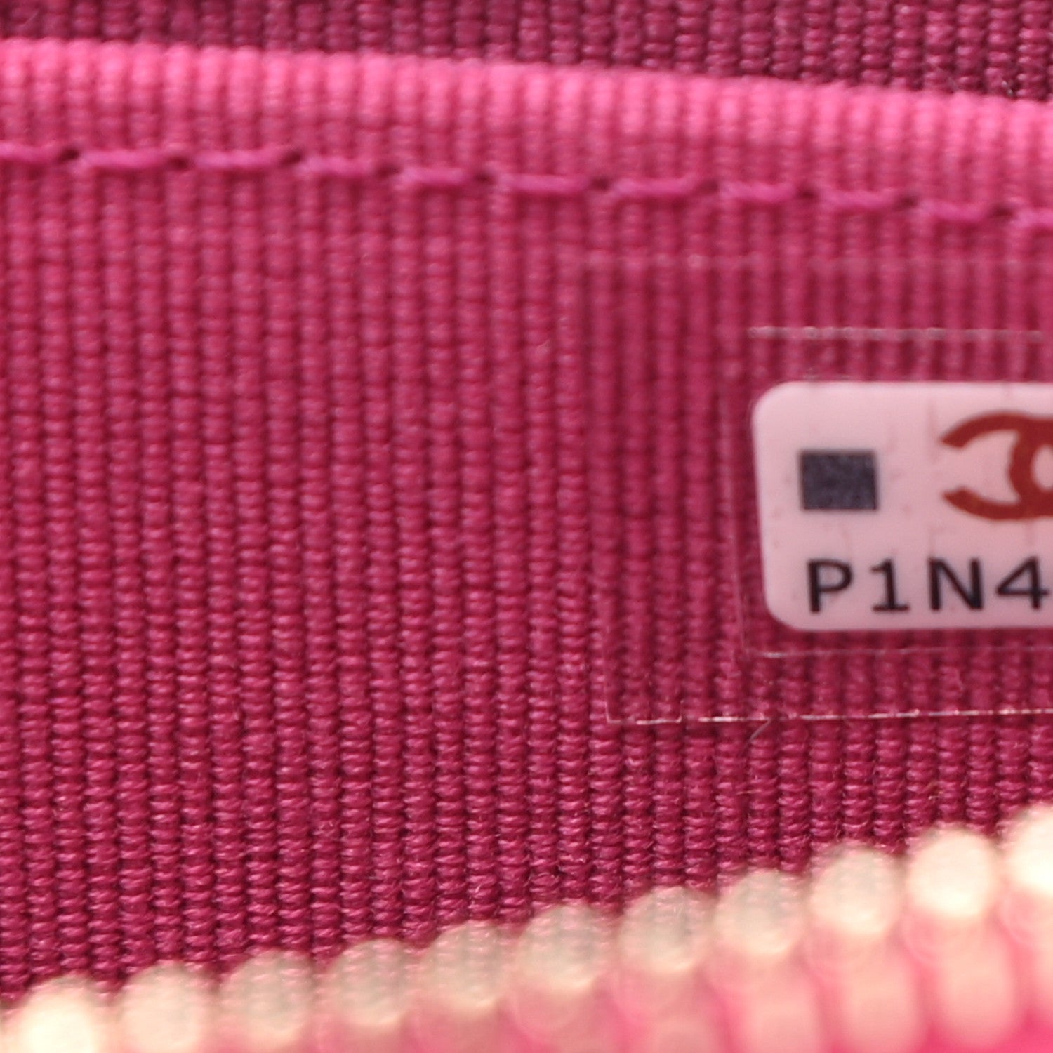 Chanel Caviar Quilted Zip Coin Purse Dark Pink 7 of 8