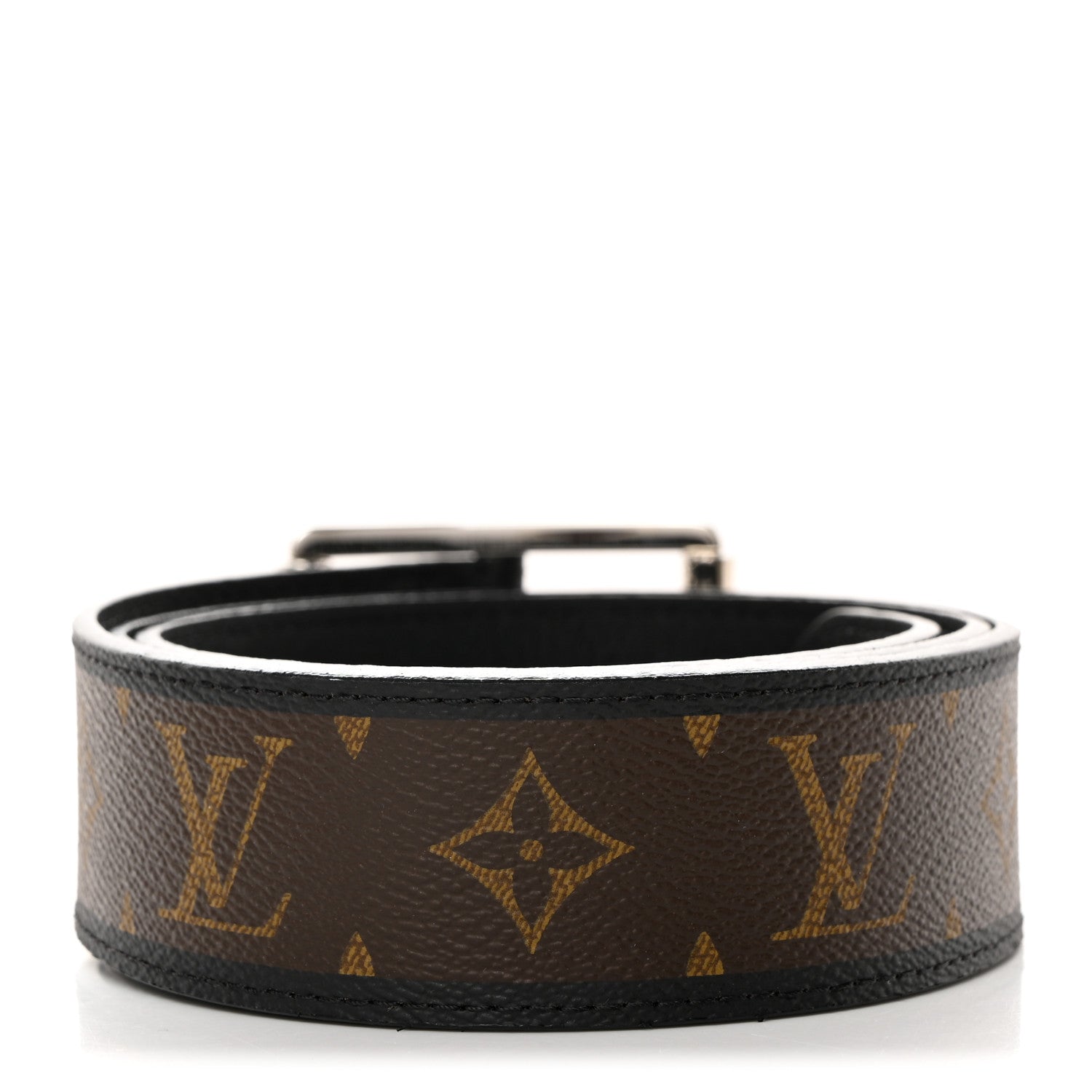Louis Vuitton Monogram Macassar Mens Reverso 40mm Belt 95 38 2 of 5
