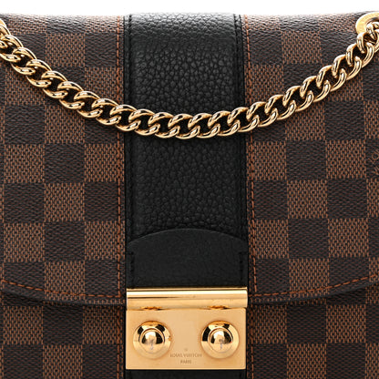 Louis Vuitton Damier Ebene Cuir Taurillon Wight Black 7 of 12