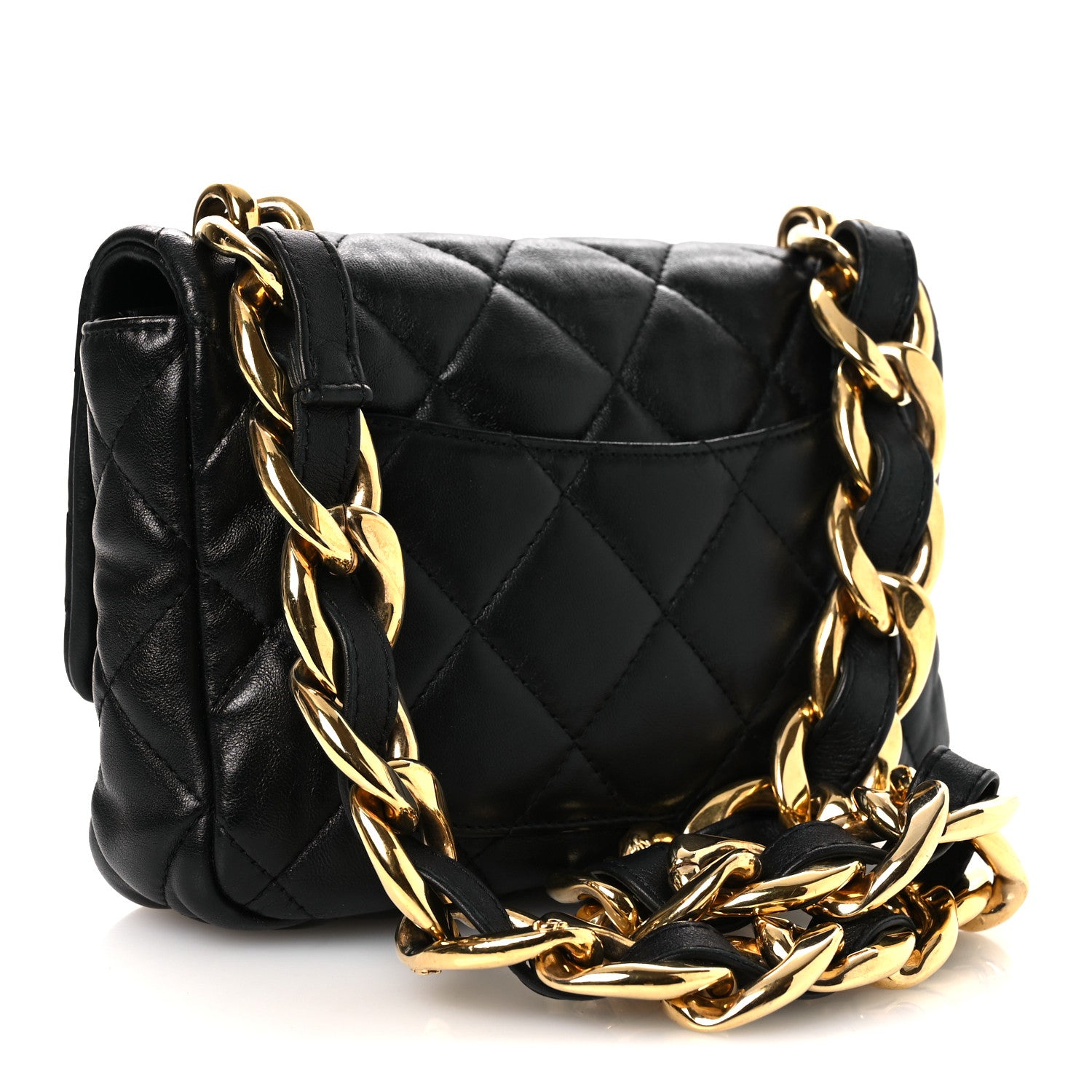 Chanel Lambskin Quilted Small Funky Town Flap Black 3 of 13