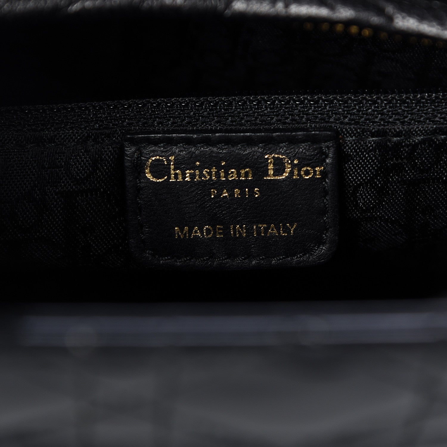 Christian Dior Patent Cannage Large Lady Dior Black 6 of 10