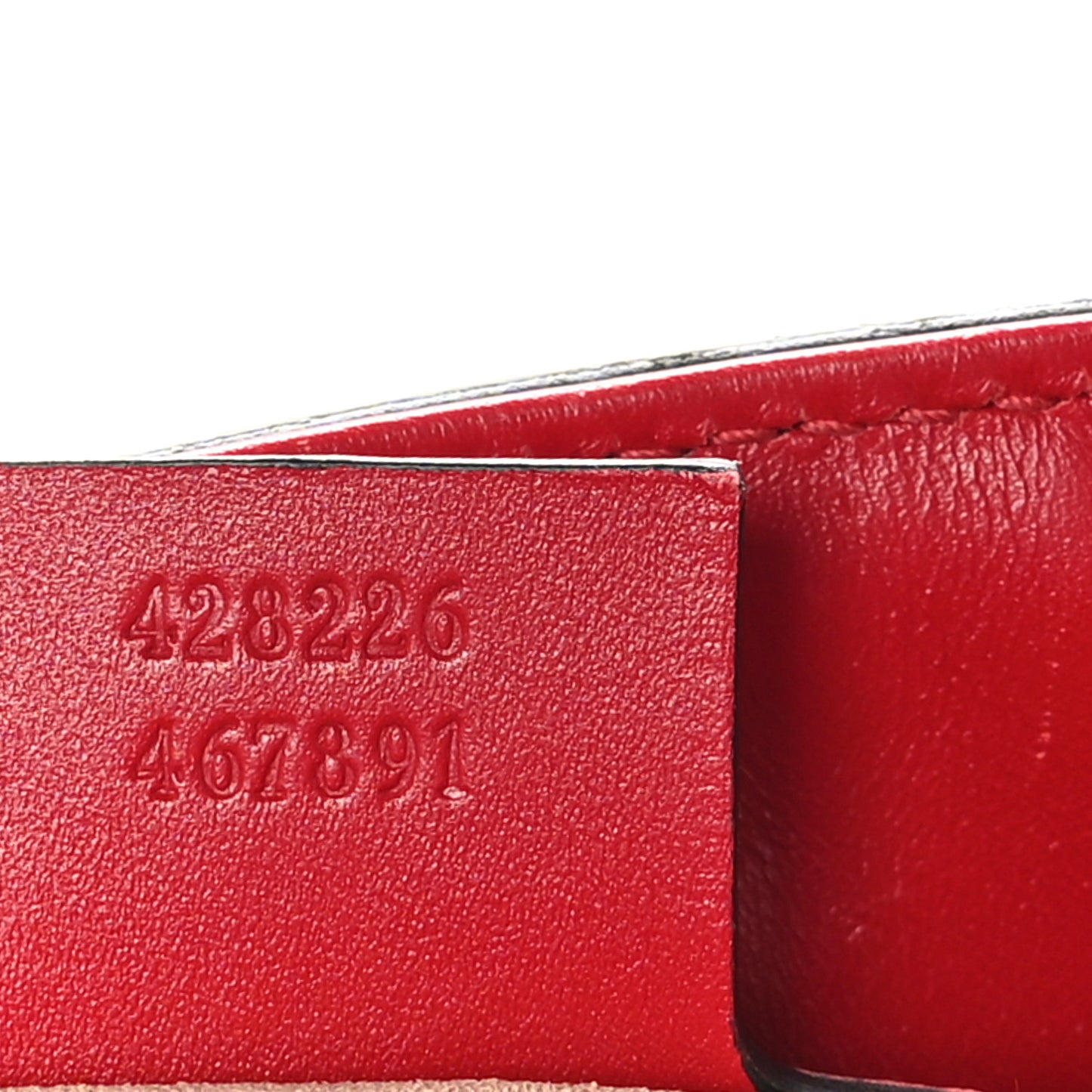 Guccissima Linea A Foldover Tote Red