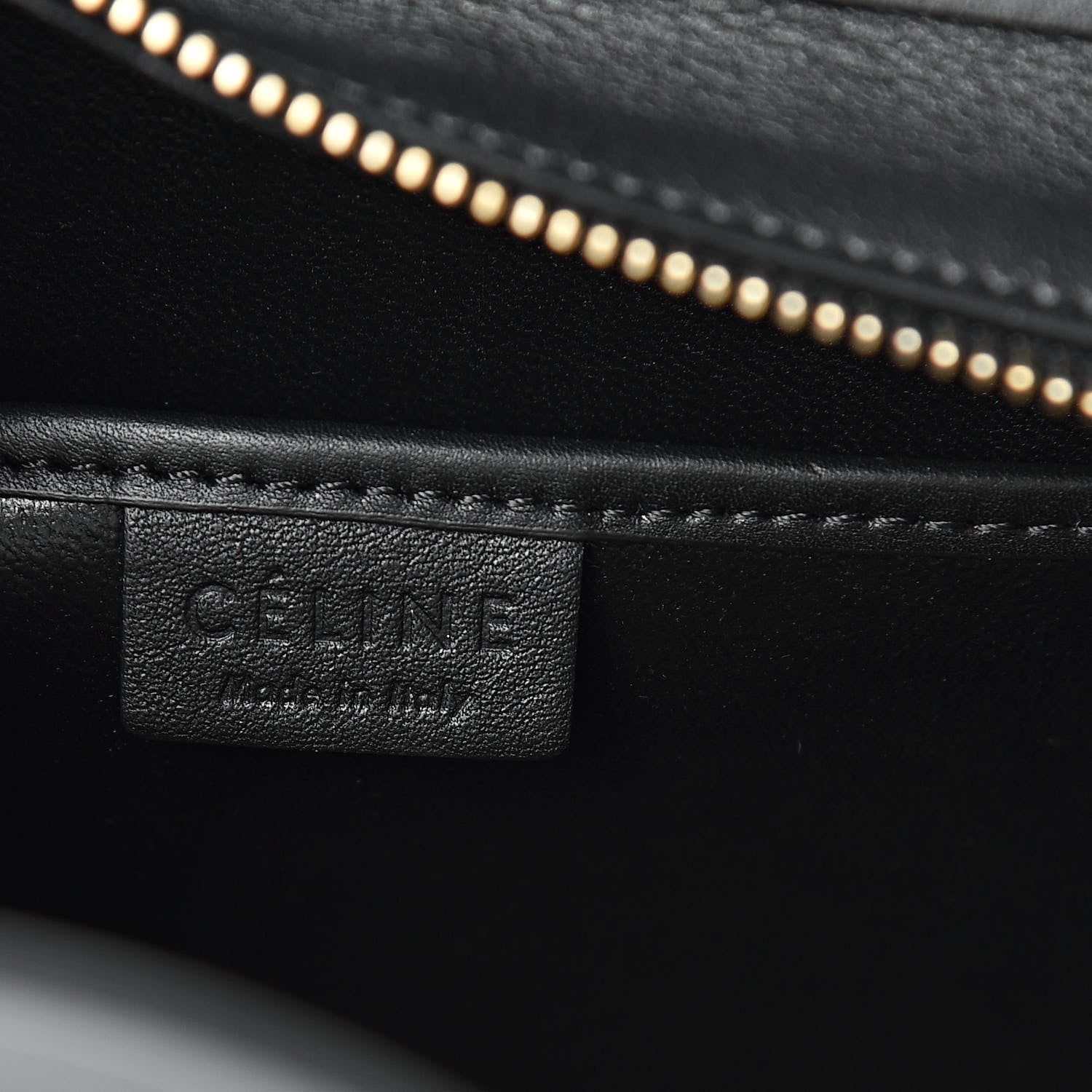 Celine Smooth Calfskin Nano Luggage Black 7 of 11