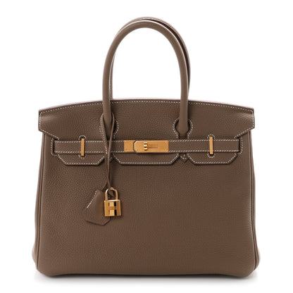 Hermes Togo Birkin 30 Etoupe 1 of 10