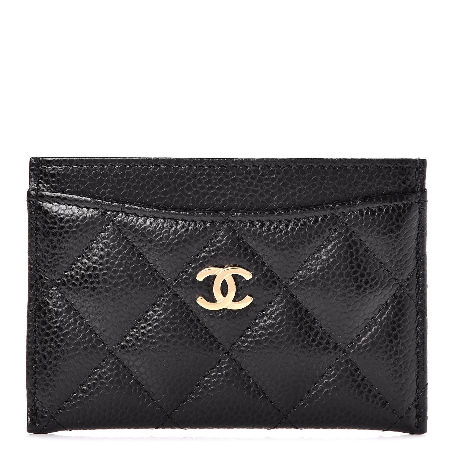 Chanel Caviar Quilted Card Holder Black 1 of 9