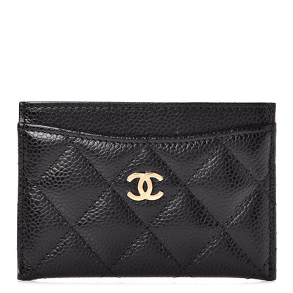 Chanel Caviar Quilted Card Holder Black 1 of 9