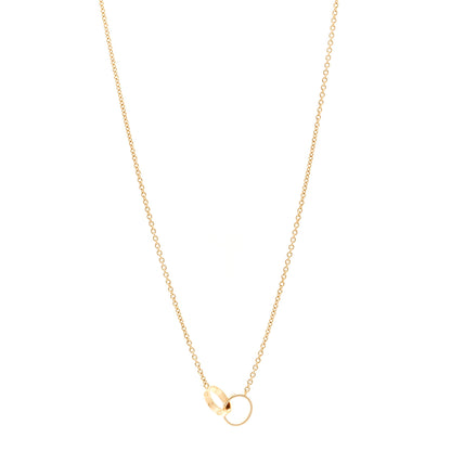 Cartier 18K Yellow Gold Interlocking LOVE Necklace 1 of 5