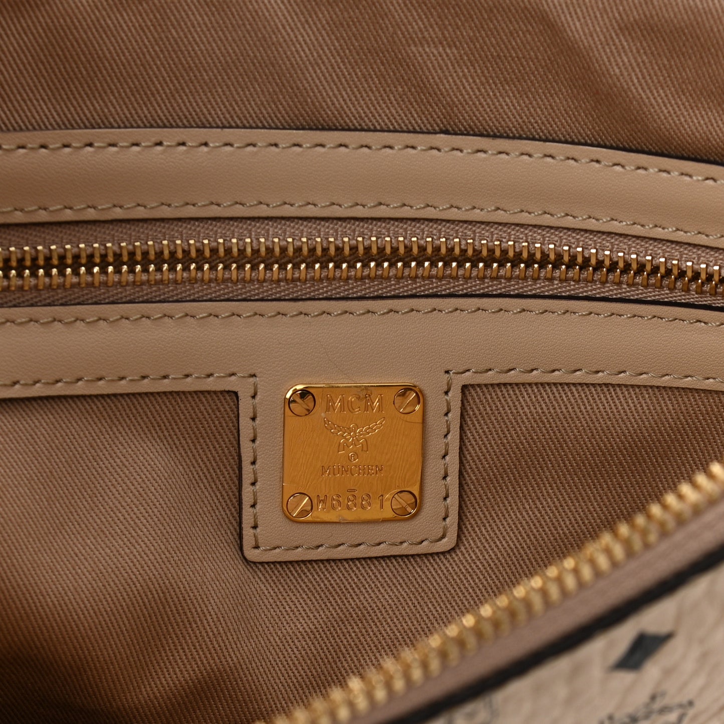 Visetos Original Medium Pouch Beige