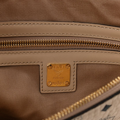MCM Visetos Original Medium Pouch Beige 6 of 10