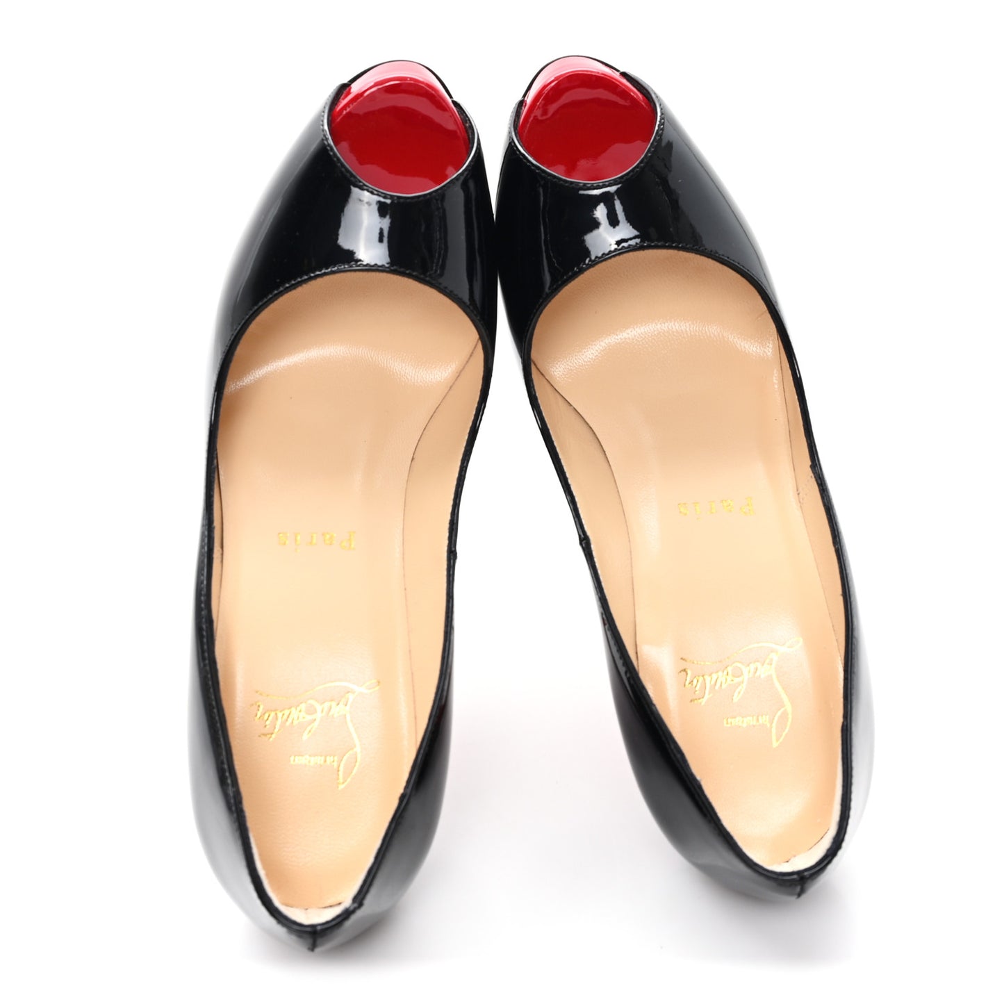 Patent New Very Prive 120mm Pumps 35.5 Black