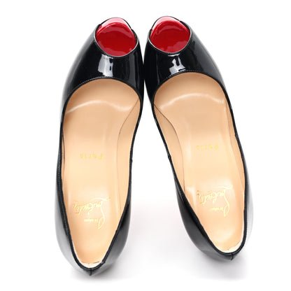 Christian Louboutin Patent New Very Prive 120mm Pumps 35.5 Black 2 of 9