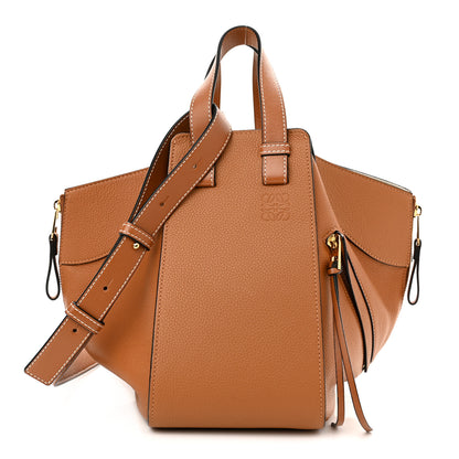 Loewe Grained Calfskin Small Hammock Shoulder Bag Tan 1 of 11