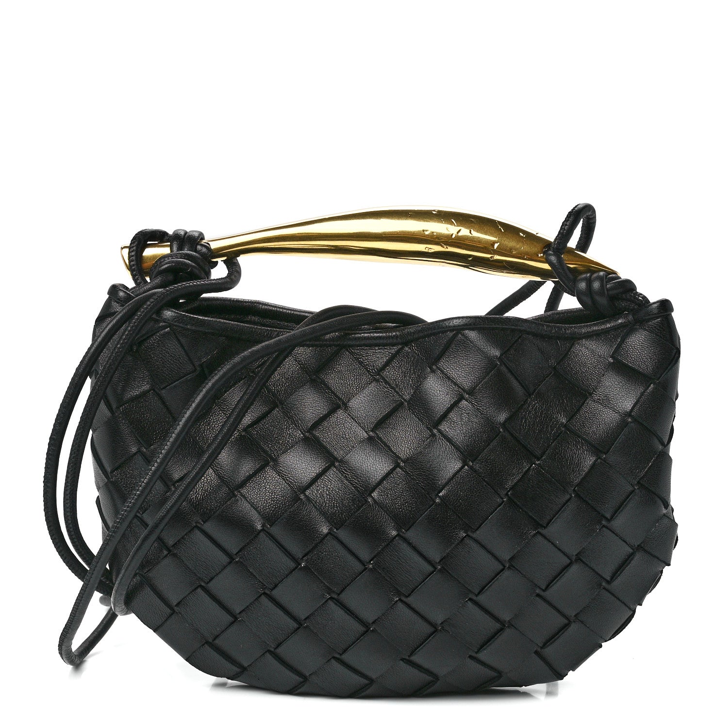 Bottega Veneta Nappa Intrecciato Mini Sardine Bag Black 1 of 11