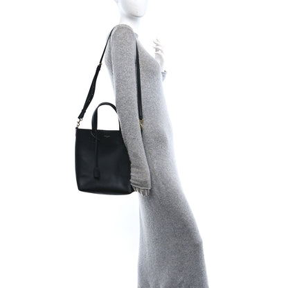 Saint Laurent Calfskin Toy Shopping Tote Black 2 of 10