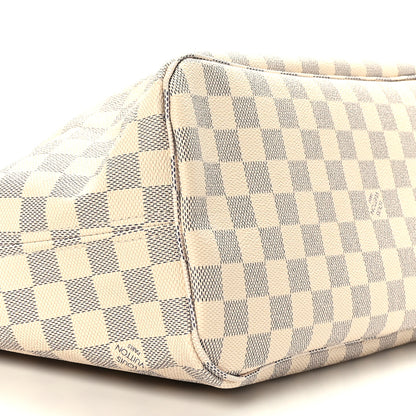 Louis Vuitton Damier Azur Neo Neverfull MM Rose Ballerine 8 of 9
