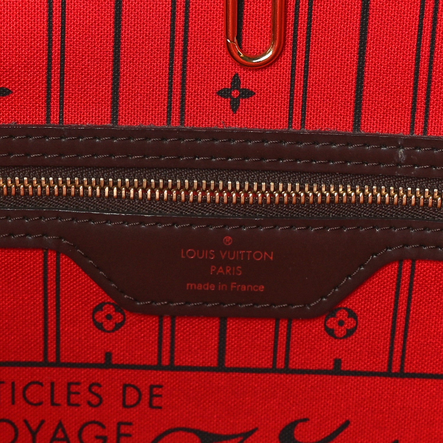 Louis Vuitton Damier Ebene Neverfull MM 6 of 9