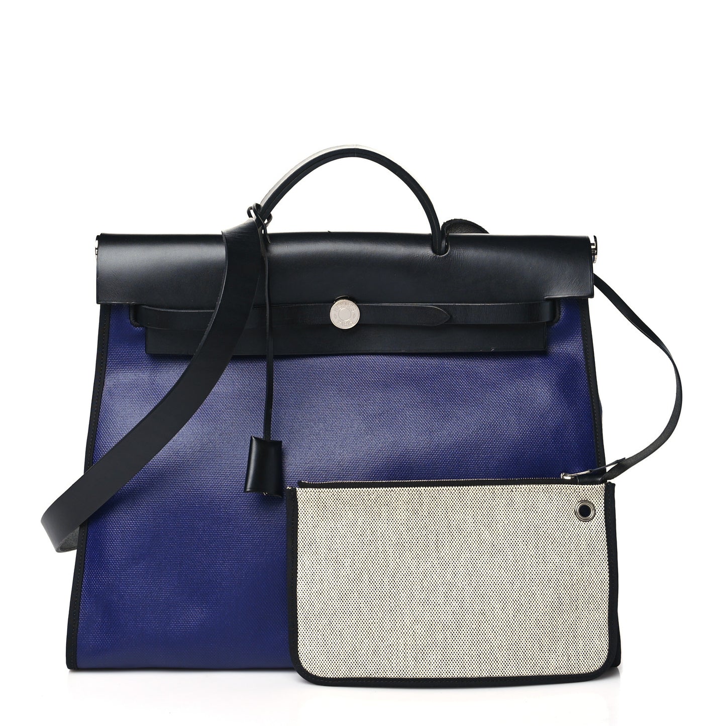 Toile H Berline Vache Hunter Herbag Zip 39 MM Bleu Saphir Black