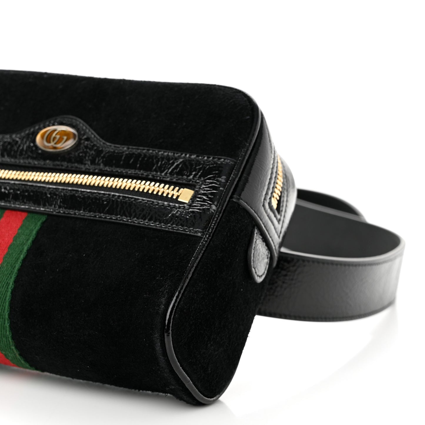 Suede Small Ophidia Belt Bag 95 38 Black