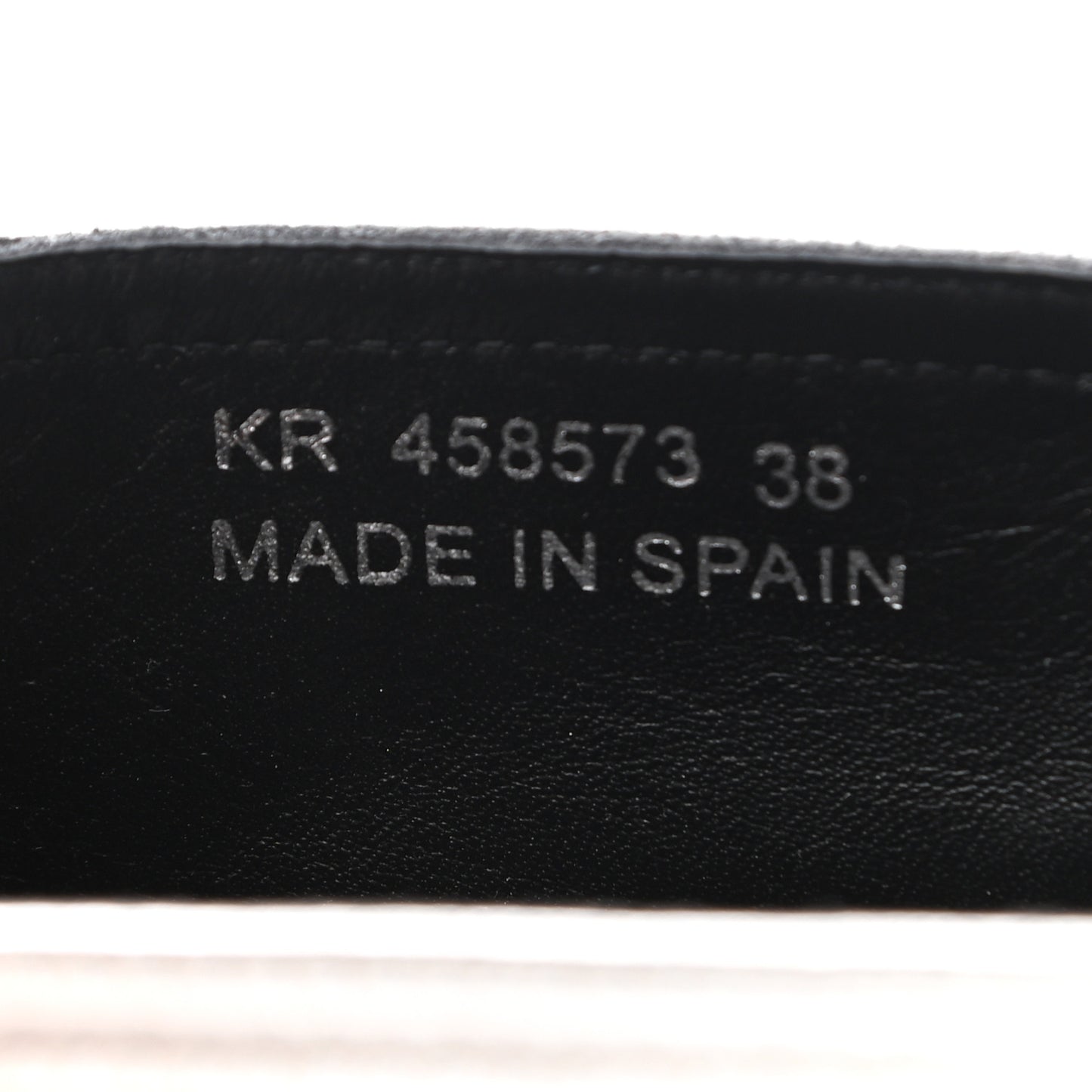 Metallic Lambskin Monogram Espadrilles 38 Argento
