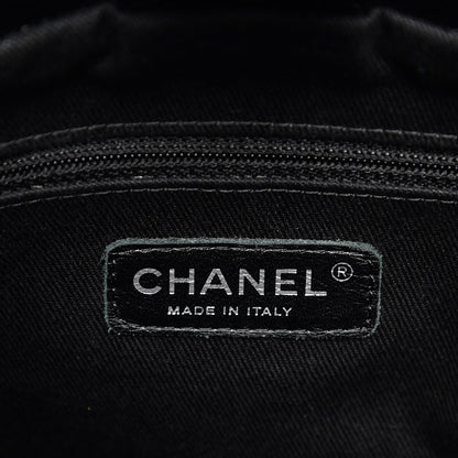 Chanel Soft Caviar CC Medium Top Handle Tote Black 7 of 14