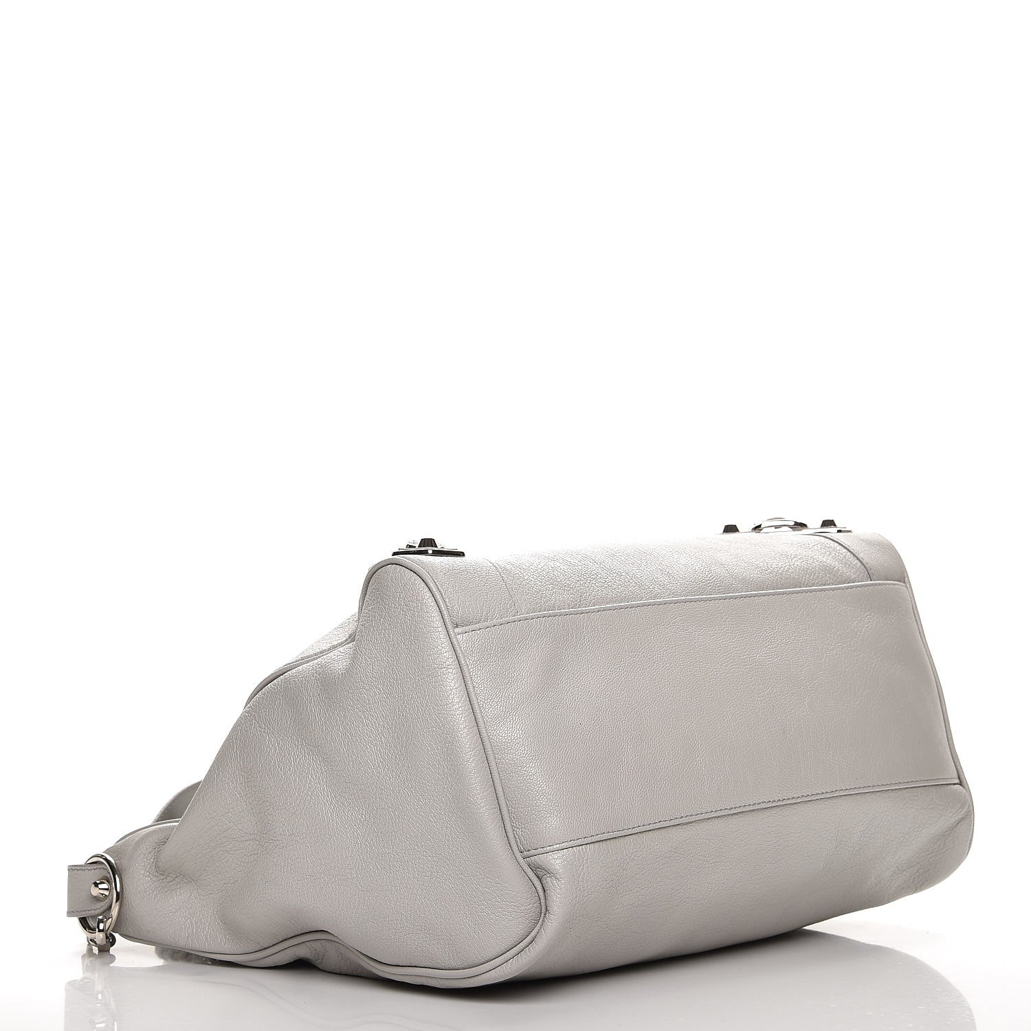 Balenciaga Chevre Silver Metallic Edge Hardware Velo Gris Perle 5 of 9