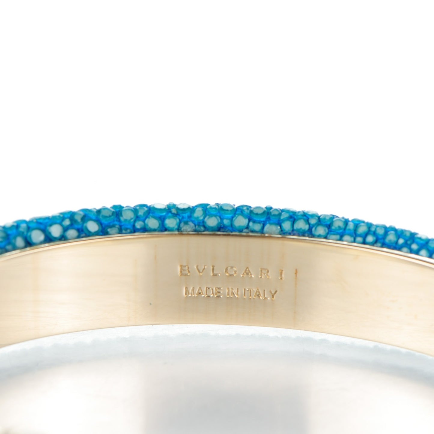 Galuchat Serpenti Forever S Bracelet Blue