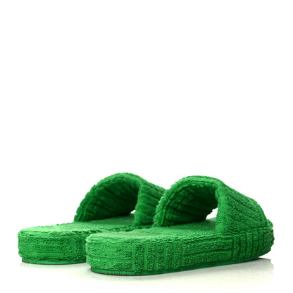 Bottega Veneta Geometric Sponge Slides Sandals 41 Grass 4 of 6