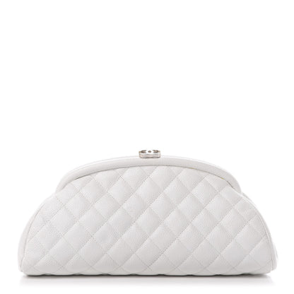 Chanel Caviar Quilted Timeless Clutch White 1 of 10