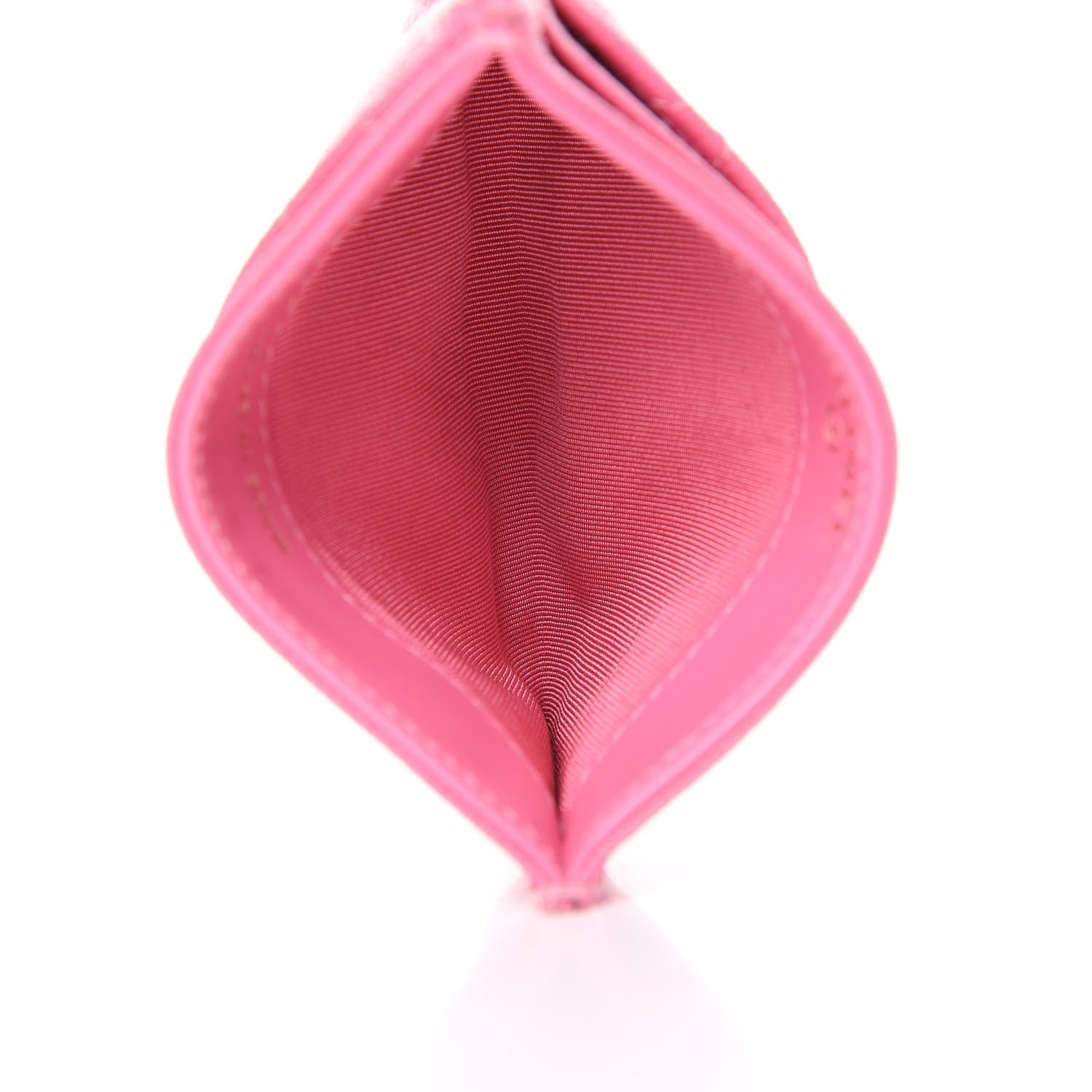 Chanel Caviar Quilted Card Holder Pink 3 of 10