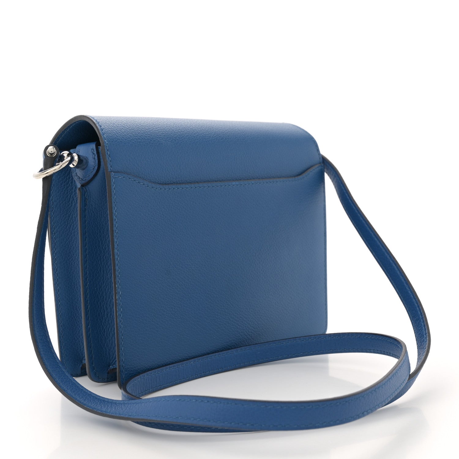 Hermes Evercolor Mini Sac Roulis Bleu France 3 of 13