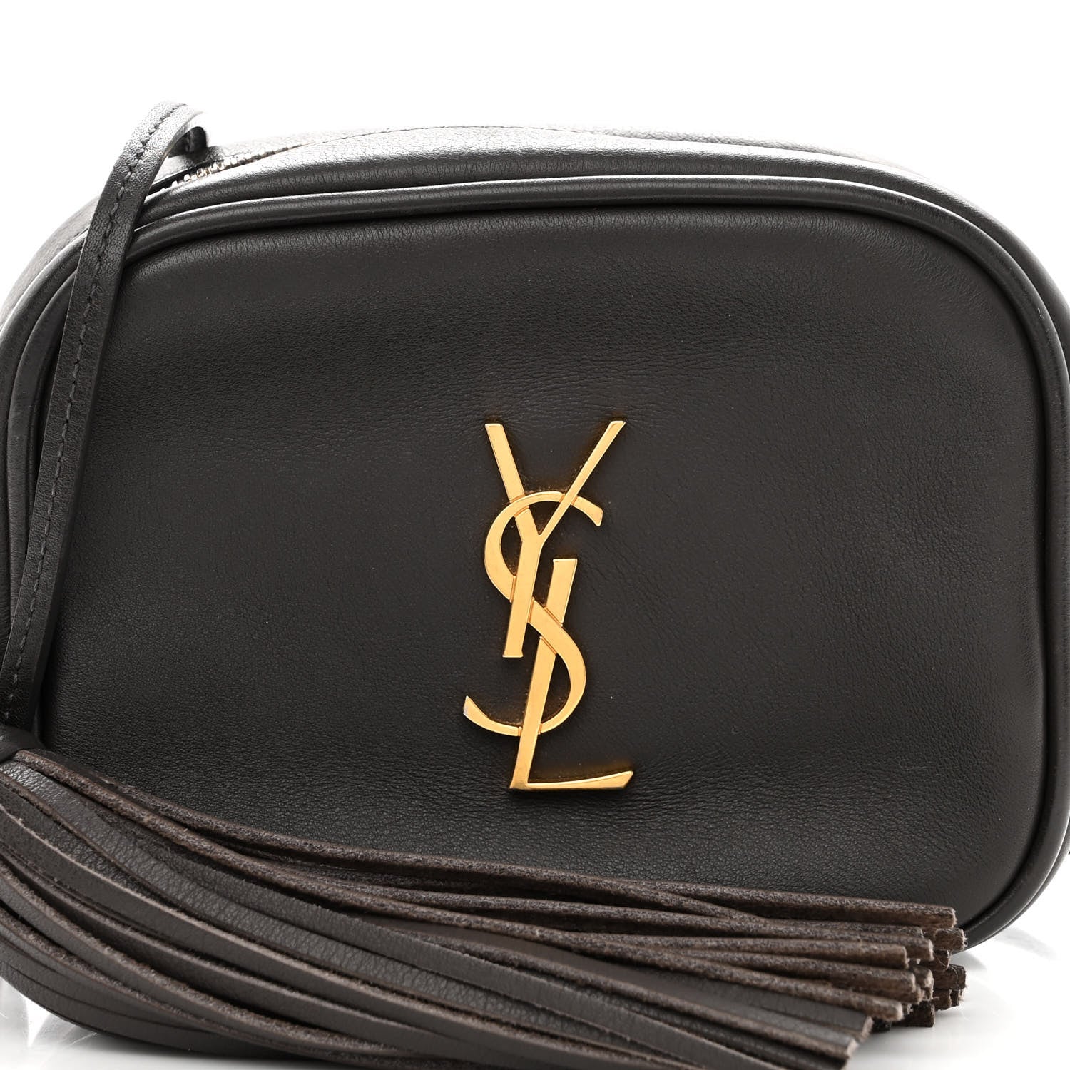 Saint Laurent Nappa Monogram Blogger Bag Dark Grey 7 of 12