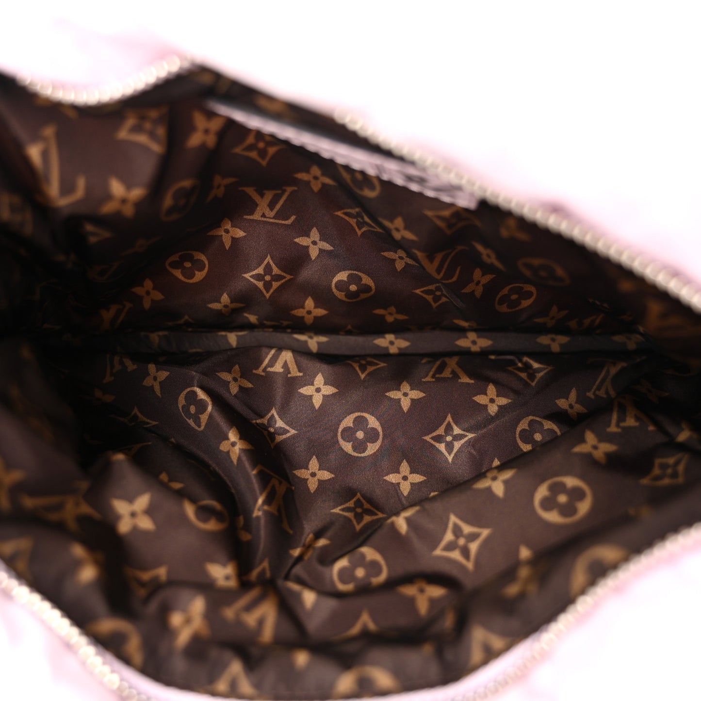 Econyl Monogram Pillow Maxi Multi Pochette Accessories Silver Pale Pink