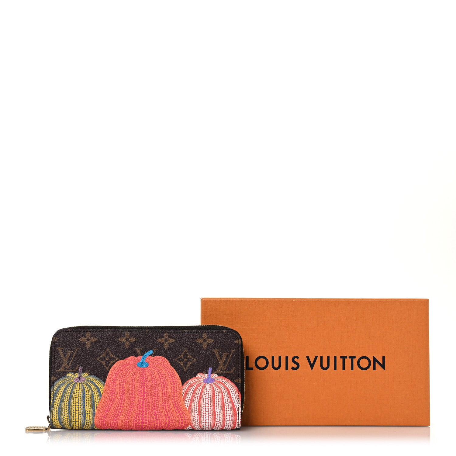 Louis Vuitton LV X YK Monogram Kusama Pumpkin Zippy Wallet 13 of 13