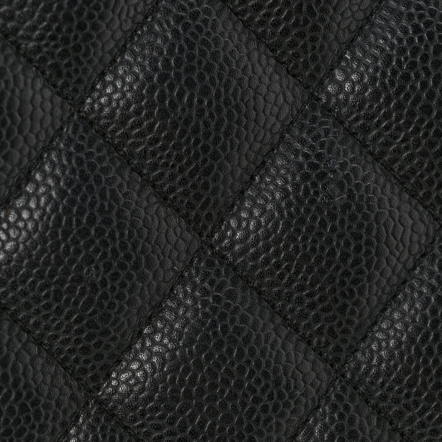Caviar Quilted Grand Shopping Tote GST Black
