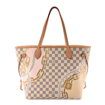 Louis Vuitton Damier Azur Nautical Neverfull MM 1 of 9