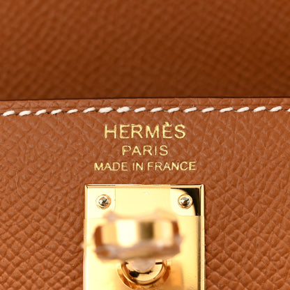 Hermes Epsom Kelly Sellier 25 Gold 6 of 11