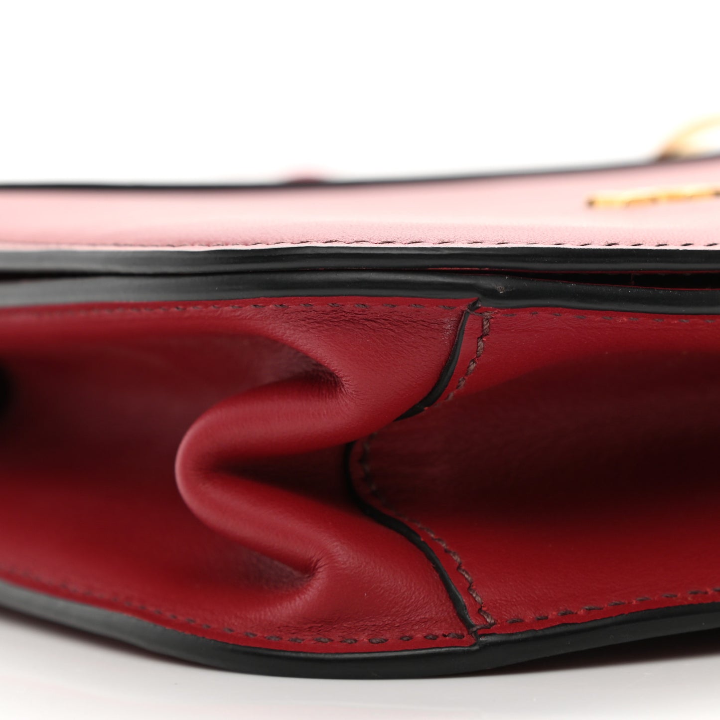 City Calf Pionniere Saddle Bag Rubino Granato