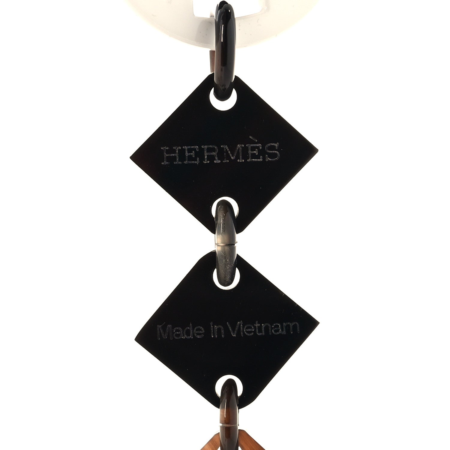 Hermes Buffalo Horn Lacquer Deva Necklace 4 of 5
