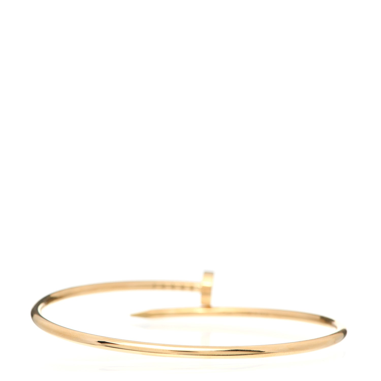 Cartier 18K Yellow Gold Small Juste Un Clou Bracelet 17 3 of 6