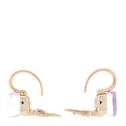 Pomellato 18K Rose Gold Amethyst Classic Nudo Earrings 2 of 4