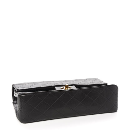 Chanel Lambskin Quilted Medium Double Flap Black 3 of 11