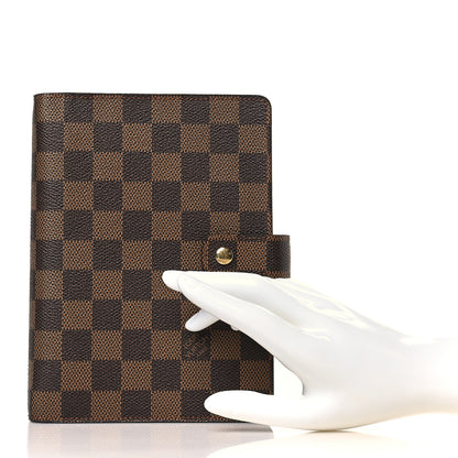 Louis Vuitton Damier Ebene Medium Ring Agenda Cover 2 of 6