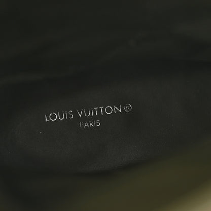 Louis Vuitton Rubber Calfskin Territory Flat Boots 38 Khaki 6 of 9