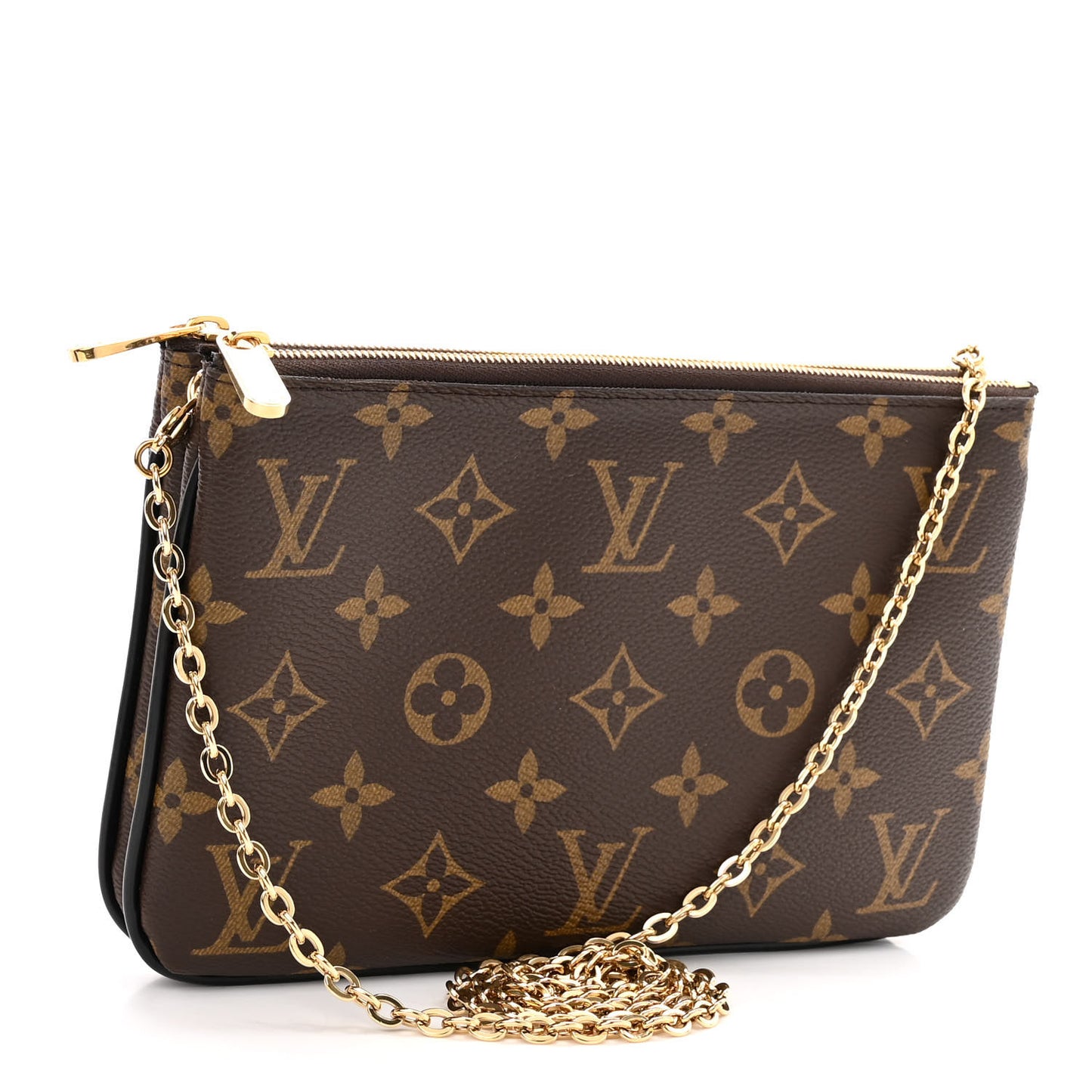 Monogram World Tour Double Zip Pochette