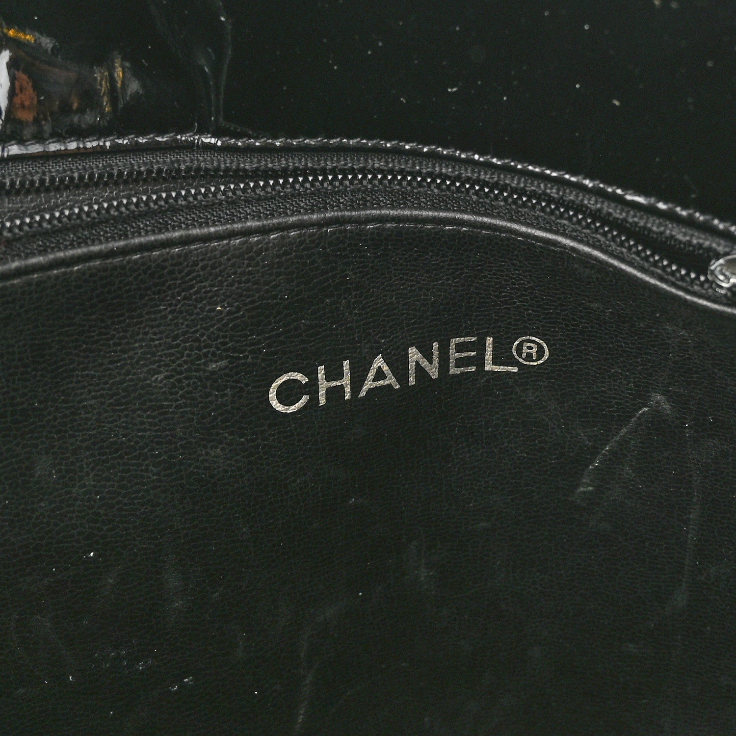 Chanel Patent Quilted CC Shoulder Bag Black 6 of 11