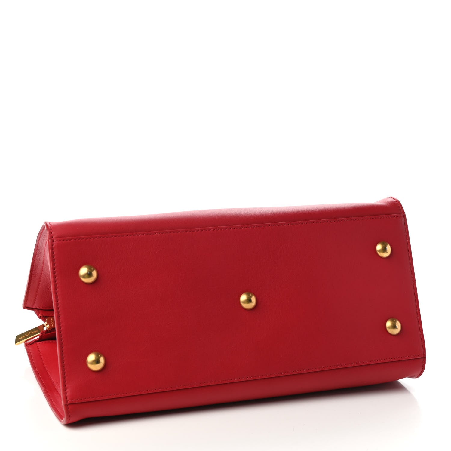 Saint Laurent Calfskin Small Classic Y Cabas Red 4 of 9