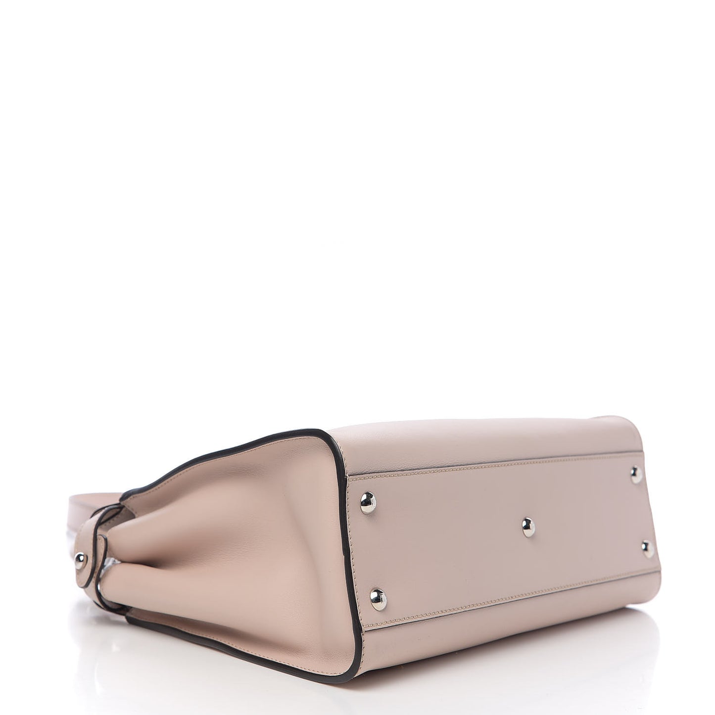 Vitello Seta Shiny Nappa Medium Peekaboo Iconic Satchel Soap Opale