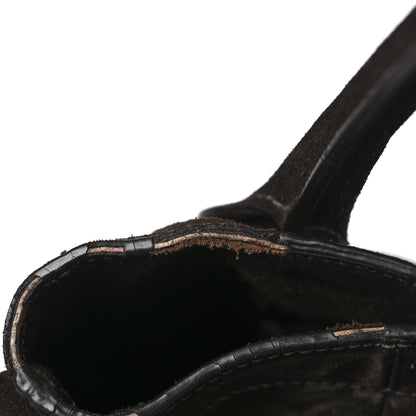Prada Suede Scamosciato Tote Grafite 9 of 9