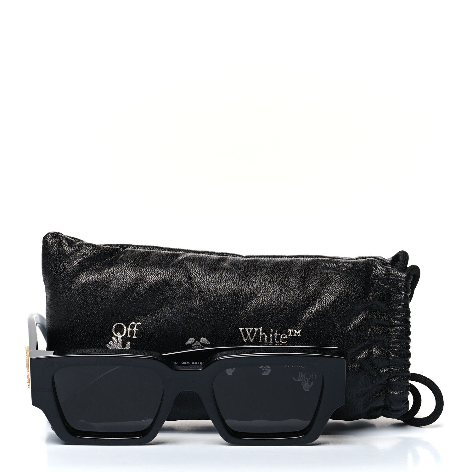 Off-White Acetate Square The Sun Sunglasses Black 7 of 7
